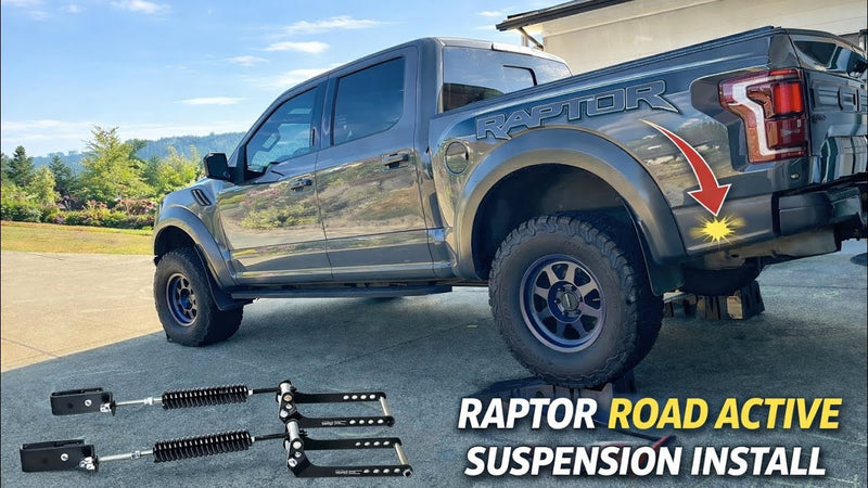 Ford Raptor Road Active Suspension #RAS Install + Review!